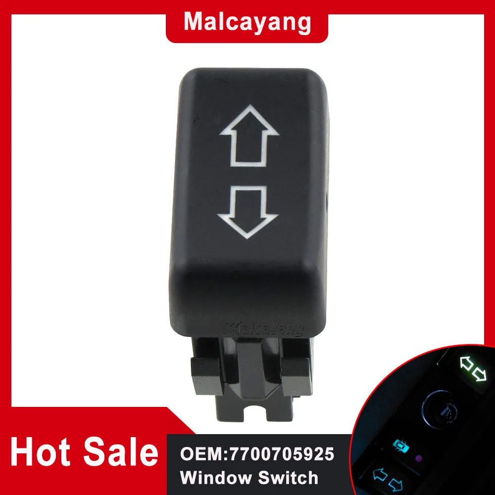 7701349408 Per Renault 14 18 30 9 Super 5 Interruttore Finestrino Lato Passeggero 7700673247 Pulsante Alzacristallo 7700705925