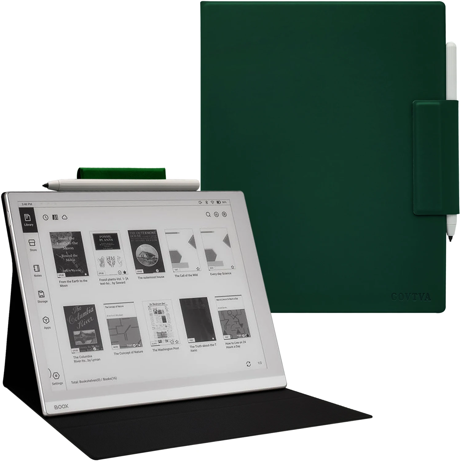 Magnetic Stand Case with Magnetic Pen Buckle and Auto Sleep/Wake Function