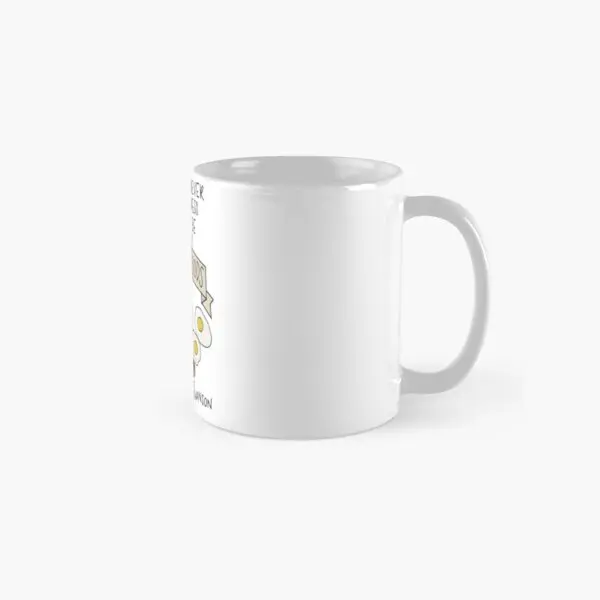 

Breakfast Foods Classic Mug Design Photo Cup Picture Handle Round Drinkware Simple Image Gifts Printed Coffee Tea