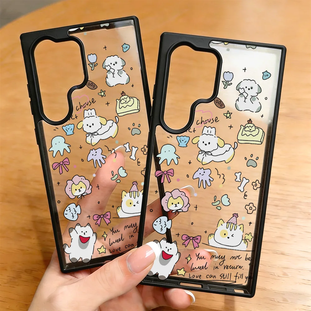 Cartoon Animals Phone Case For Samsung Galaxy S26 Ultra Case S25 S24 thumbnail 3