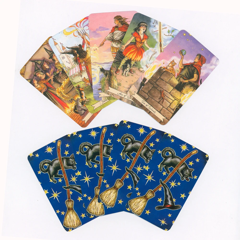 NEW TAROT Everyday Witch Tarot Cards  PDF Guidebook  Fate Game Affectional  Oracle Deck Tarot Cards for Beginners board game 3