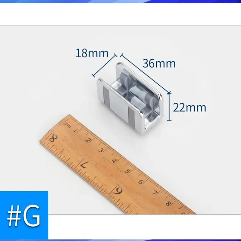 Shower room accessories glass limit positioning anti-collision block adhesive(YQU02)