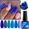 Mtssii 6ML Matte Blue Color Gel Nail Polish Autumn Winter Deep Color Semi Permanent Soak Off Nail Art For Manicure Gel Varnish 5