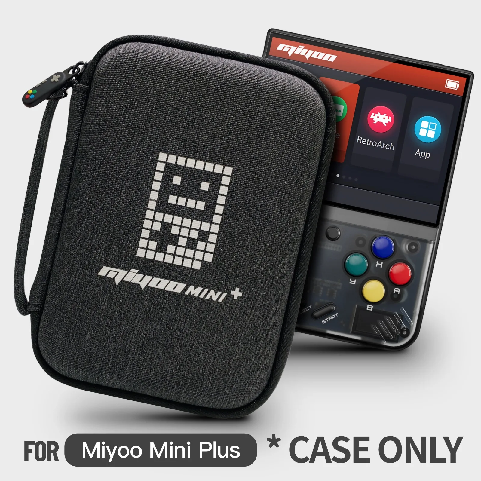 Miyoo Mini Plus Case, Hard Portable Dedicated Case for Miyoo