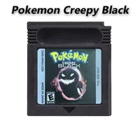 Pokemon Creepy Black GBC Game Cartridge 16 Bit Video Game Console Card English Language for GBC/GBA 1