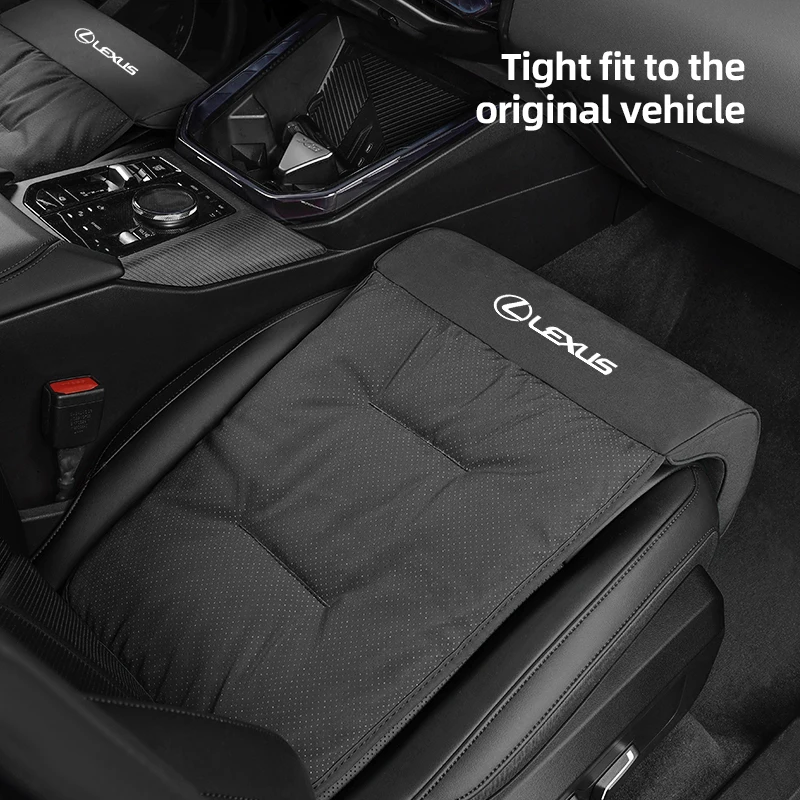 스웨이드 원단 자동차 시트 연장 레그 레스트 쿠션 자동 확장 쿠션 (렉서스 F스포츠 GS GX IS LS LX CT LC RC LBX NX RX 350h 용)