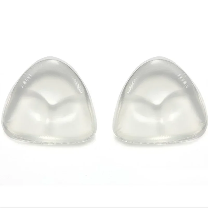 Nimiah Inserti in silicone per reggiseno, imbottiture adesive push-up, per costumi da bagno, abiti, bikini, 3 paia, 2 Beige +1 Nero, Etichettalia unica