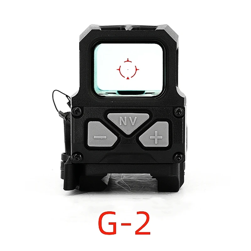 VRGFSHT-Tactical Red Dot Holographic Collimator, Optical Airgun, Hunting Accessory, Equipped with 3X Mirror Combination, G1, G2