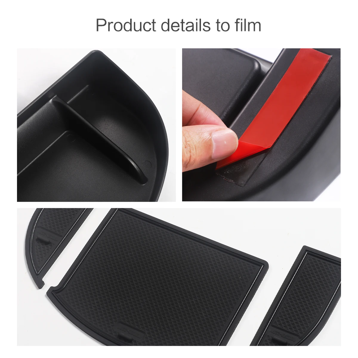 Smabee for BYD Dolphin Dashboard Storage Box Center Console Hidden Tray Behind Screen Interior Accessories — view 6