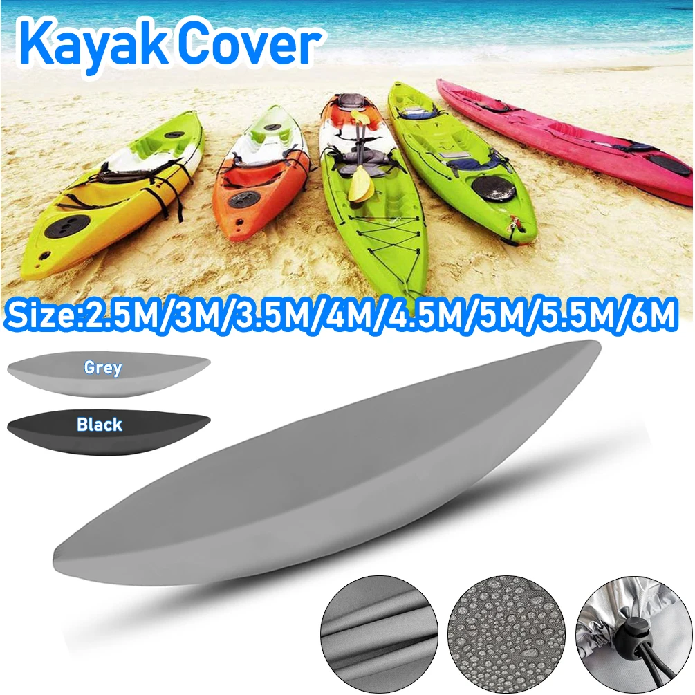 Universal Kayak Cover Canoe Boat Waterproof UV Rain Resistant Kayak Cover Dust Shield Boat Canoe Storage boat cover