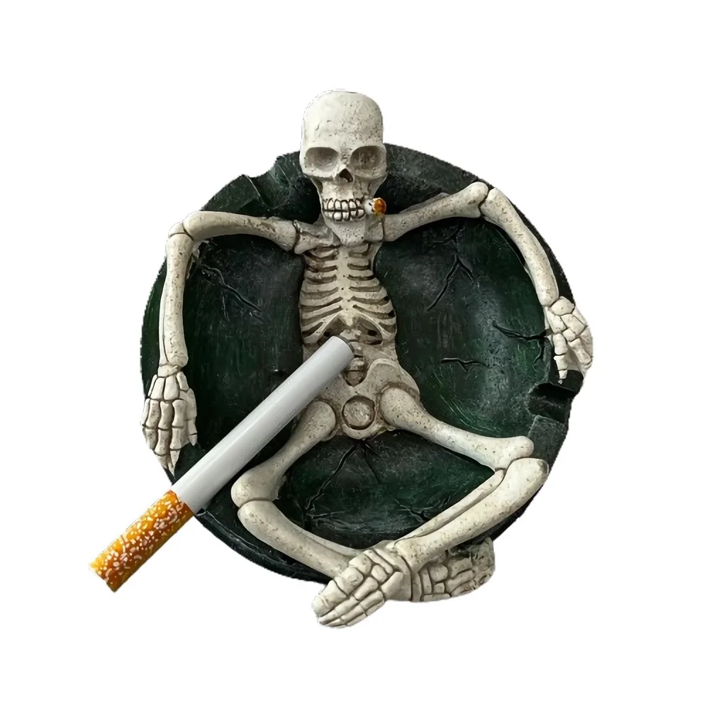 Designed Ashtray Desk Accessories Home Decoration Resin Ash Tray Smoke Accessories Gift Men