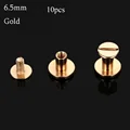 Gold-6.5mm-10pcs