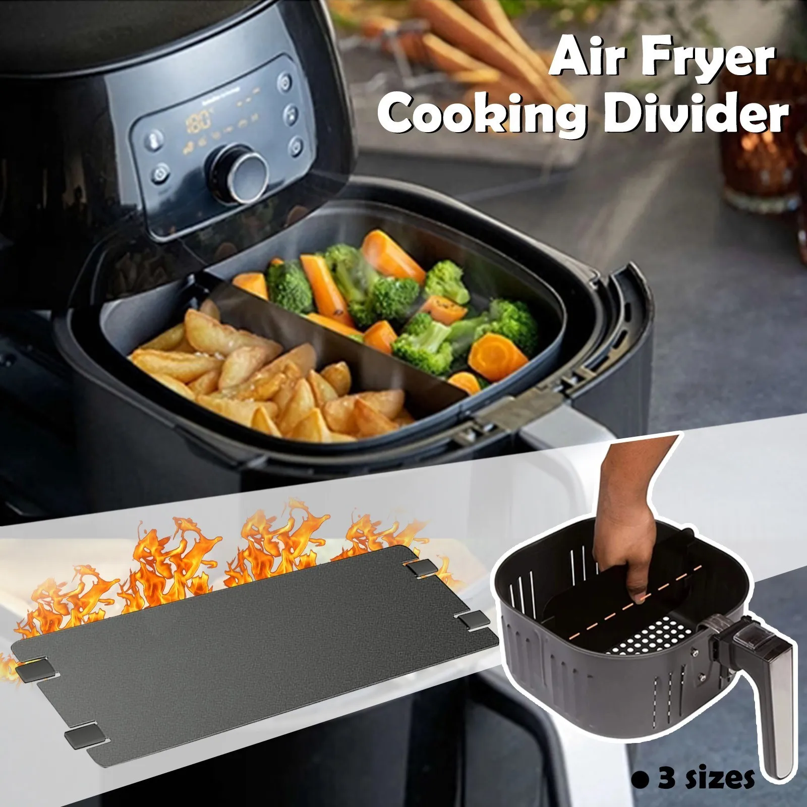  Air Fryer Silicone Liners Round(2) - Airfryer Liner Reusable  Basket- Air Fryer Basket Rubber Round Pot - Silicone Air Fryer Tray - Round  Baking Air Fryer Insert - Round Air Whirl