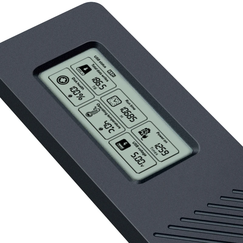 M.2 Hard Drive Case NVM/ENGFF Dual Protocol Solid-State Mobile Hard Drive Case Intelligent Digital Health Detection Tyec UTHAI﻿ external hard drive case,ssd enclosure,hard drive enclosure,external hard drive box,hdd case enclosure