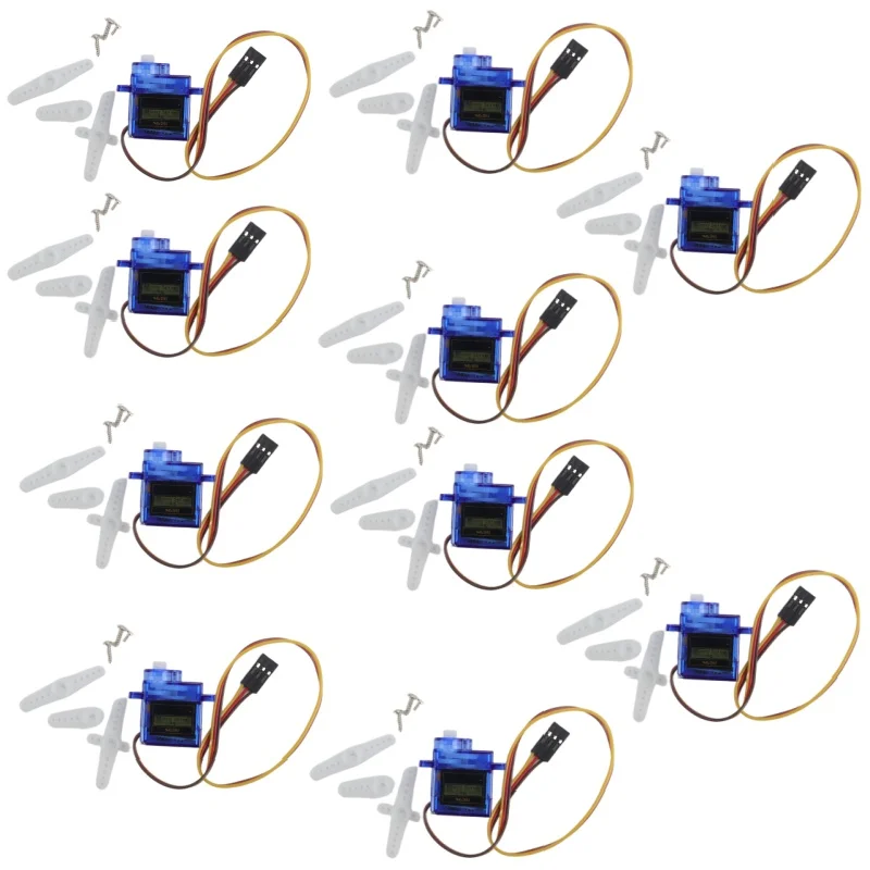 Enhanced Digital Mini Micro Servo for RC Vehicles - 180/360 Degree Rotation