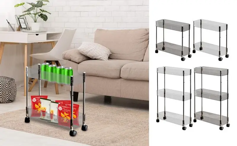 

Многоярусная вращающаяся тележка, практичный стеллаж для хранения, для гостиной, кухни, спальни, для школы, ванной, кабинета
