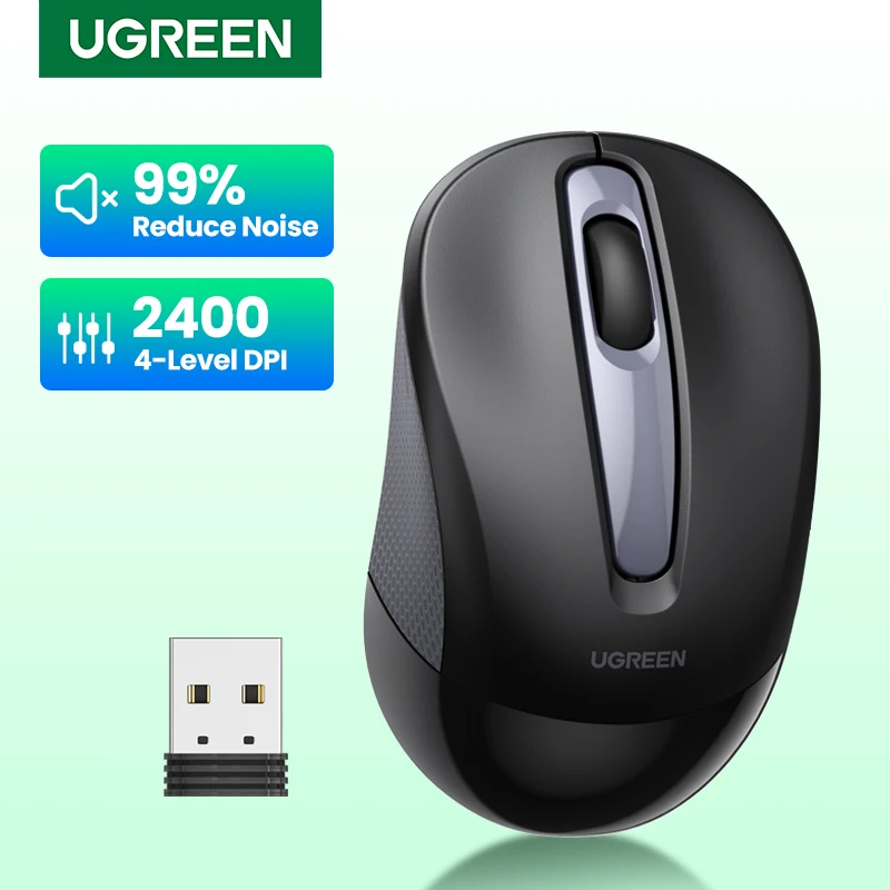 UGREEN – souris ergonomique sans fil, Bluetooth 5.0, 4000 DPI, 6 boutons  muets, pour MacBook, tablette, ordinateur portable, PC, 2.4G - AliExpress