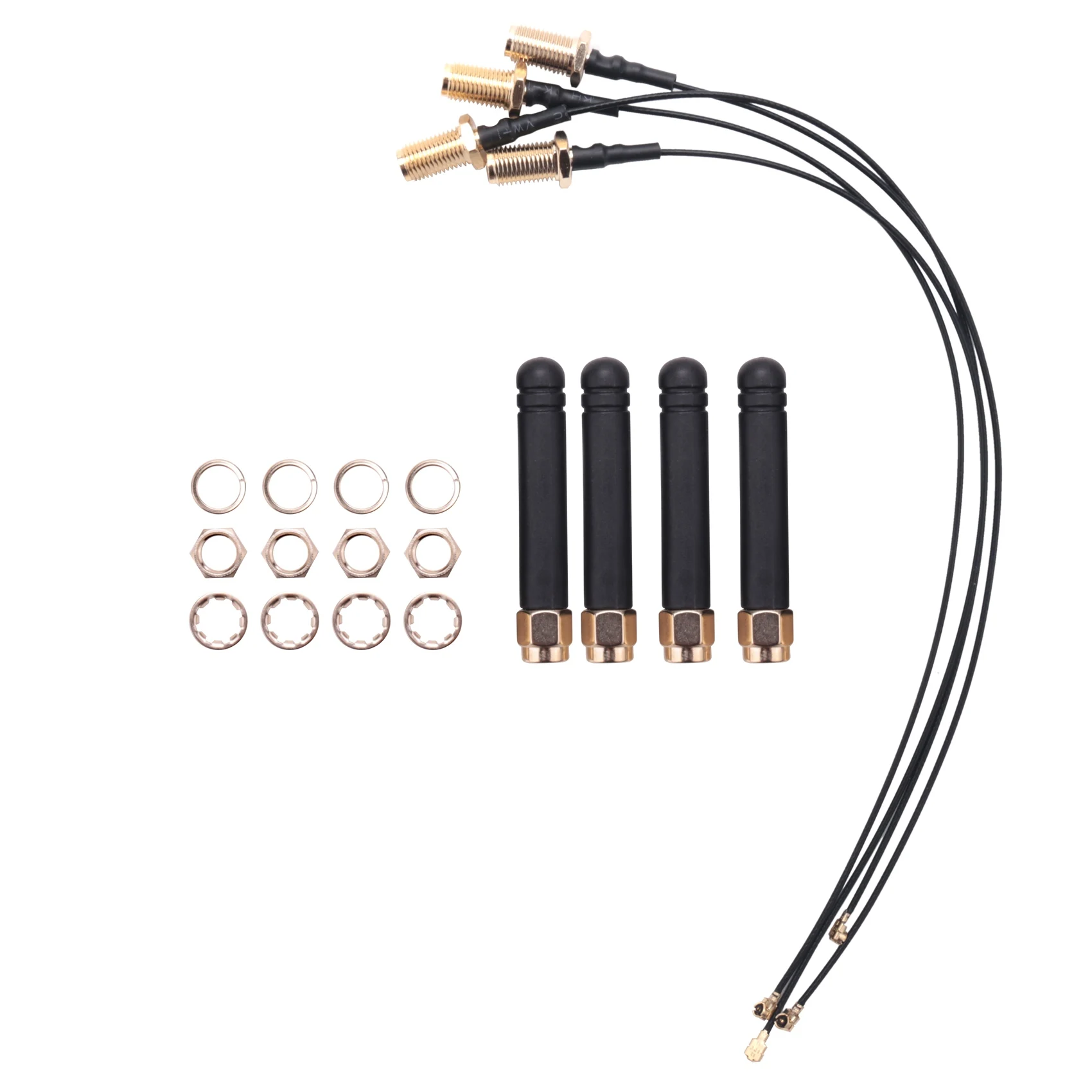 

4 шт. для Lora антенны 868-915 МГц, соединитель U.Fl Ipex-Sma Пигтейл/провод для антенны 3Dbi для Wi-Fi Esp32 Lora модуля и Интернета