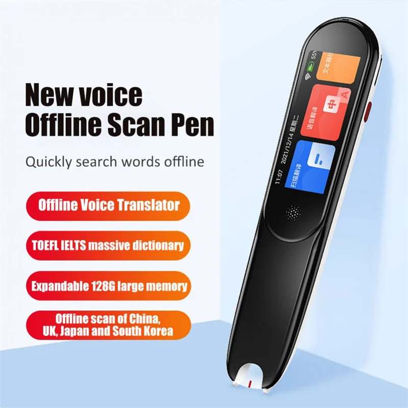Smart Voice Scan Translator Pen X1 Multifunction Translation Dictionary Pen Real-Time Language Translator Business Travel Abroad