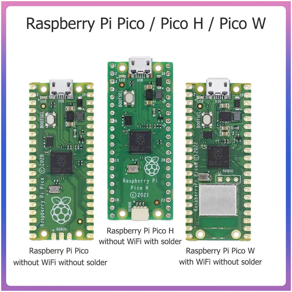 Raspberry Pi Pico W Con Scheda Di Sviluppo Wifi Wireless, Pico O Pico H Con Intestazione Pin, Supporto Mciroppython/C ++