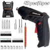 Electric Screwdriver Battery Rechargeable Cordless Screwdriver Powerful Impact Wireless Screwdriver Drill Electric Screw Driver 1
