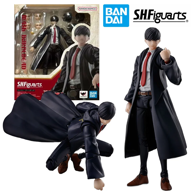 

Фигурка Bandai Namco S.h. Фигуртс Mash Burnedead Mashle: Magic and Muscle 16 см аниме Оригинальная фигурка модель игрушка подарок коллекция