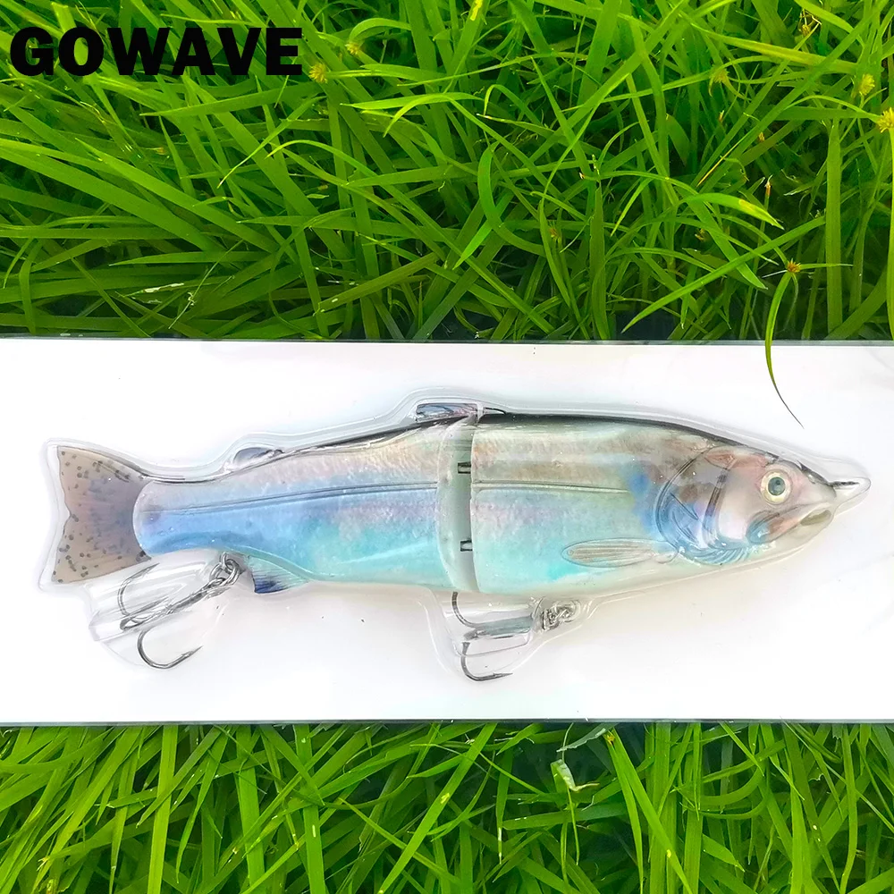 Big Size Glide Bait Lifelike Multi Jointed Swimbait Lure 6# Hook 18.6cm 65g  Pike Muskie Walleye Bass Fish Lure Sea Fishing Bait