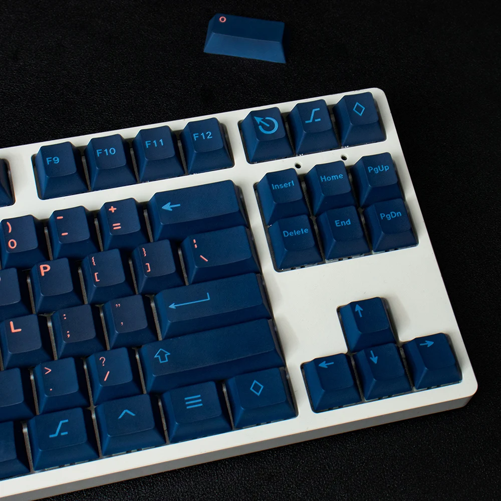 Gmk firefly-メカニカルキーボードキャップ,大きな文字,チェリー 
