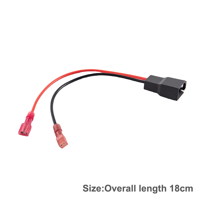 Adaptador de cabo de alto-falante de 15cm, 2 peças, conector de fio de supara audi e renault