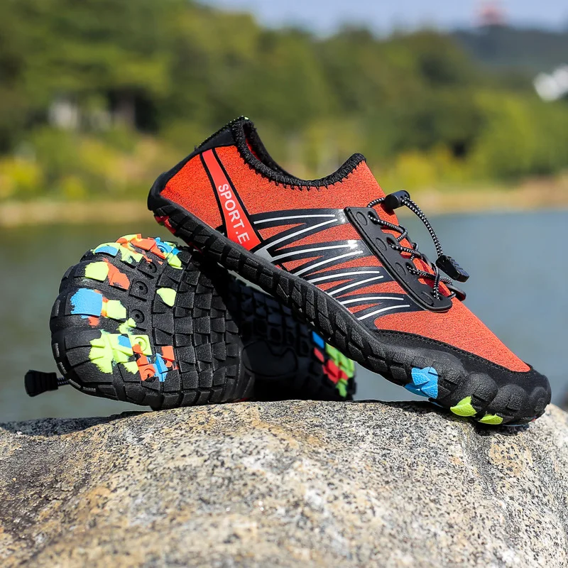 Summer New Quick-Drying Breathable Five-Toe Shoes Summer Fishing Non-Slip Swimming  Outdoor Sports Creek Shoes