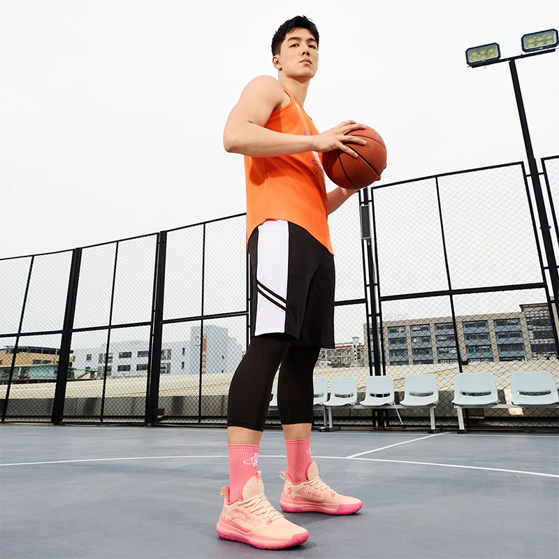 Basketball Shoes 361 Degrees Men Team Basketball Shoes Sport Guard Cushioning Wear Resistant Protection Ankle Sneakers 672421113