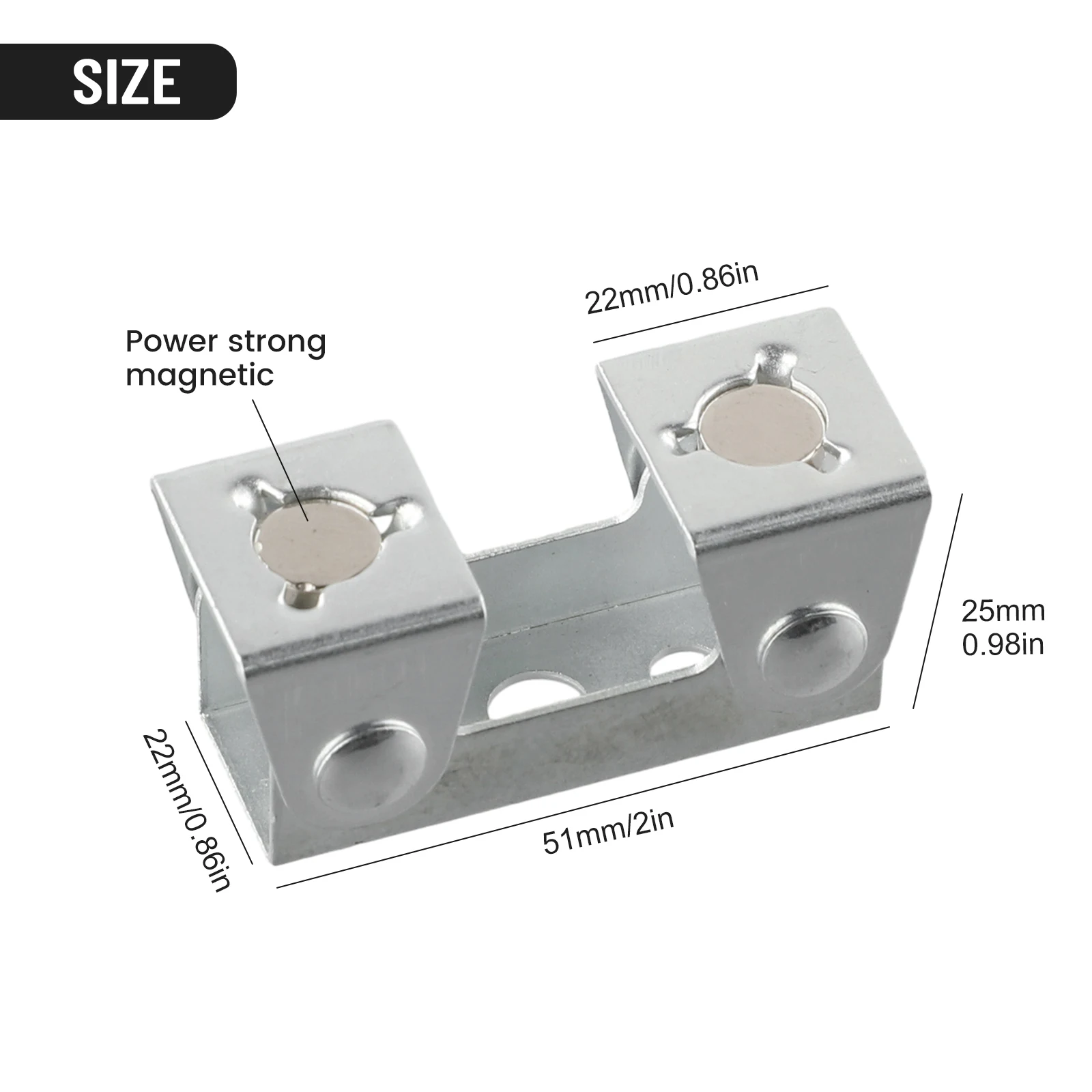 V Type Magnetic Welding Clamp Fixture Adjustable Magnet V-Pads For Door Casement Tools Hand Tools Metal Working Tool 1PC