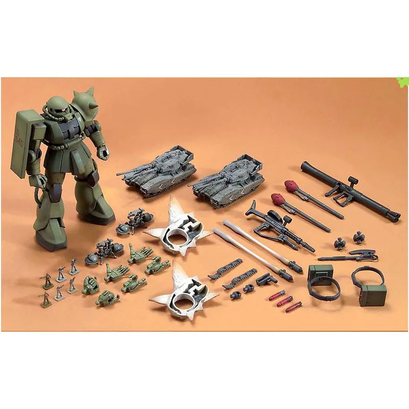 Bandai Gundam Model Kit Anime Figure HGUC MS-06 ZAKU The Ground