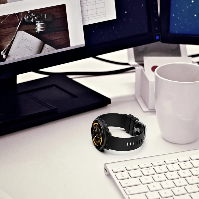 Official Silicone Strap, Multi-Size Adjustable Replacement Bracelet, Compatible with Smartwatches