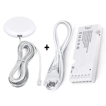 อะแดปเตอร์ไฟ AC/DC + เจาะสวิทช์สัมผัส 110V 220V ถึง 12V 2A -8A หม้อแปลงไฟฟ้าอิเล็กทรอนิกส์ Dupont สําหรับ LED Strip 1