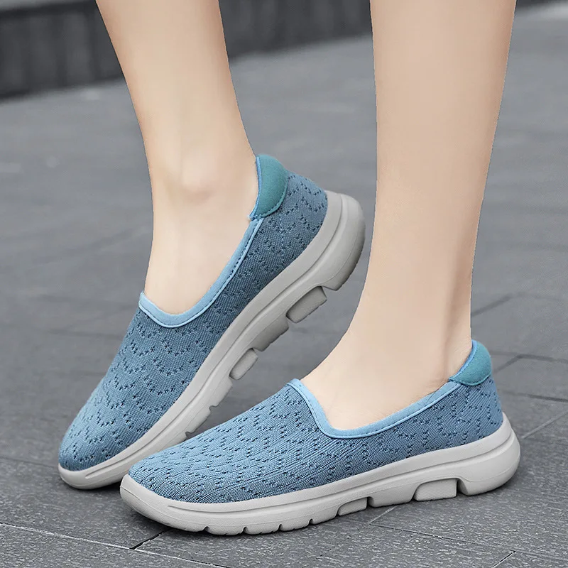Summer Girls Casual Lightweight Flat Shoes Women Non slip Slip on