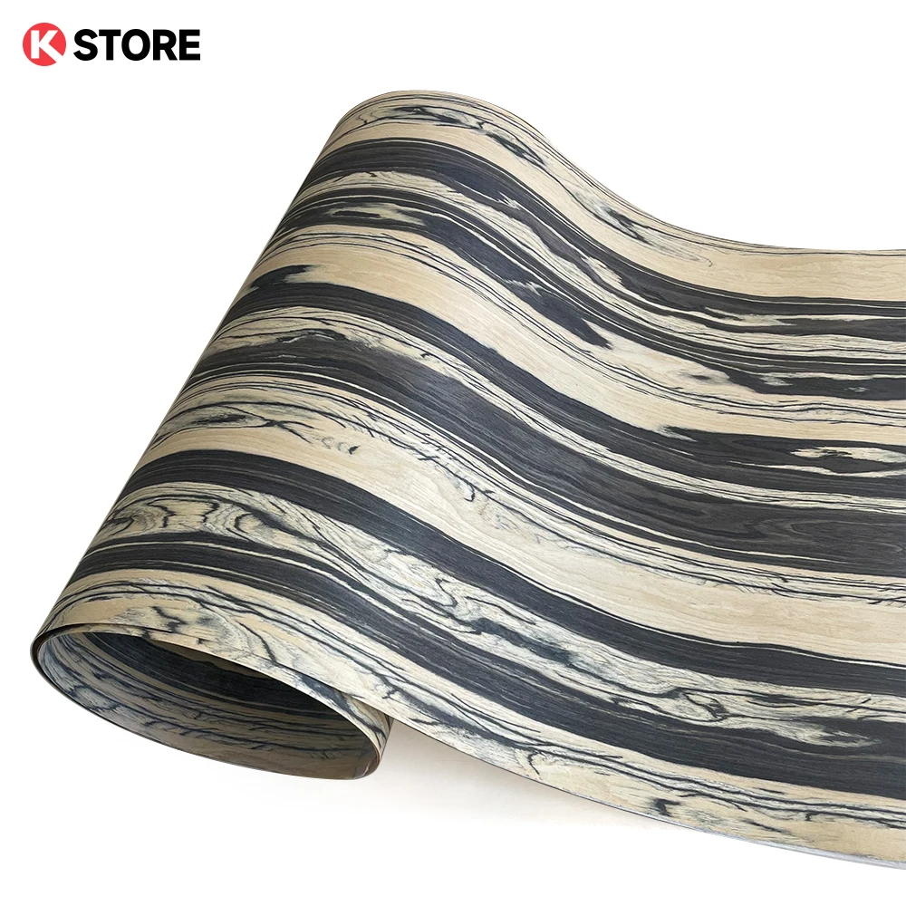 

1 Roll Veneer Ebony In Black And White Check Wood Handmade Wooden Furniture Sound/Audio Guitar DIY Veneer Craft 55*240cm