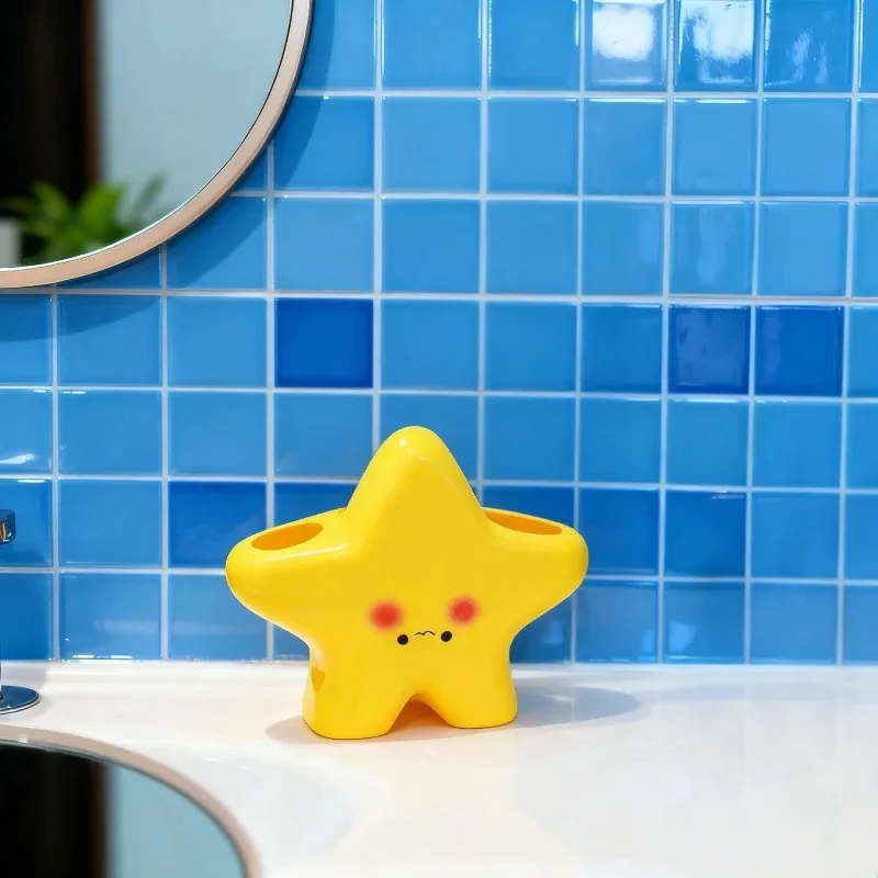 Cute Star Shaped Toothbrush Holder Image 4