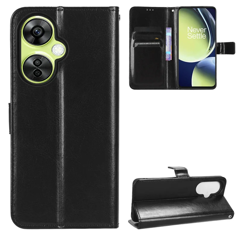 Custodia Portafoglio JIUNINE Per OnePlus Nord CE3 Lite Con Farfalle 3D - Pelle Sintetica Blu, Antiurto, Porta Carte E Supporto