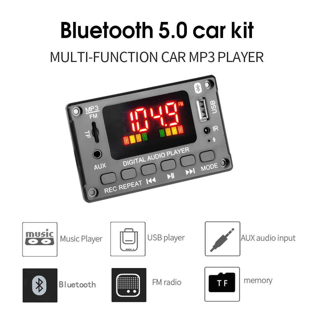 Title 37, 40W 12V Bluetooth 5.0 Audio Scheda amplificator...