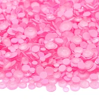 1440Pcs SS6-SS30 Mix Size Glass Flat Back Neon Rhinestone Glitter Round Diamond Non Hotfix Glue on Rhinestones for DIY Nail Art 2