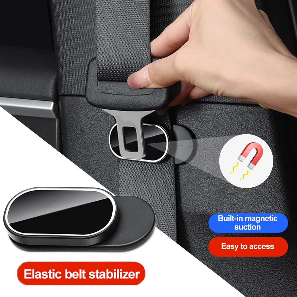 

Car Seat Belt Fixing Clips Auto Seat Belt Holder Stabilizer Fastener Adjustable Clip Seat Belt Stopper Universal