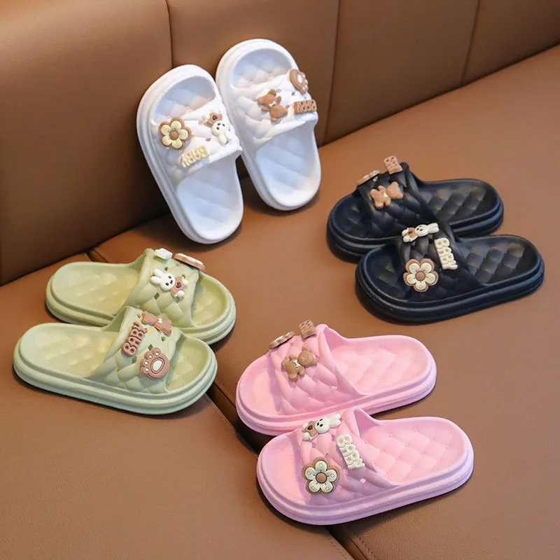 Children's slippers Girls summer cute boys cartoon anti-slip anti-collision cool slippers for children with soft soles 2