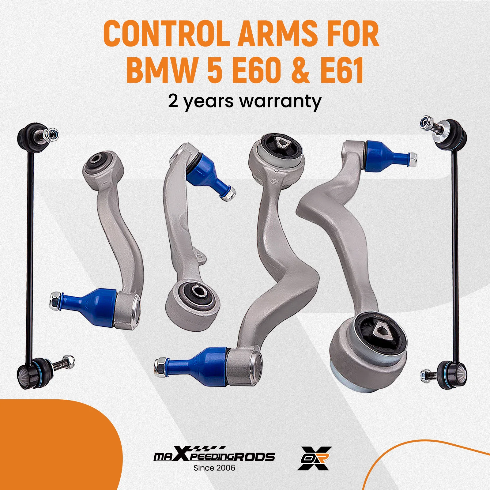 Front Control Arm Sway Bar Links for BMW E60/E61 525i 530i 04-07 535i 528I 2008-2010 31306781547 31356760985 31356769500