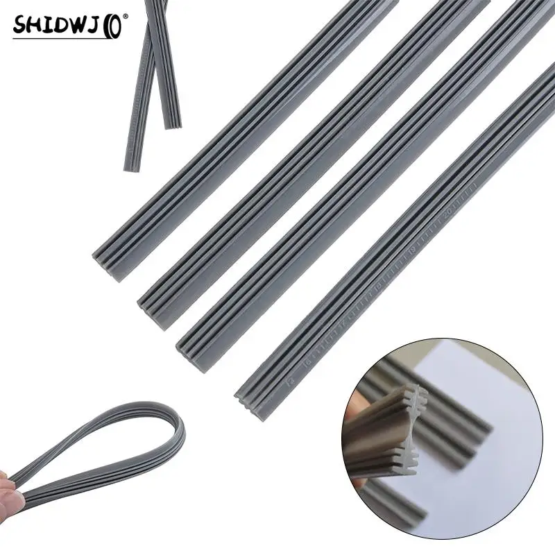 1pcs Silicone Strip 6 Mm Car Window Wiper Blade Strip Boneless Wiper