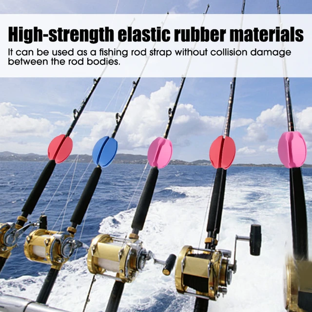 1pc Reusable Fishing Rod Tie Holder Pole Fastener Binding Rubber Fishing  Tool Supply Elastic Strong Flexible Gear Tackle - Fishing Tools - AliExpress