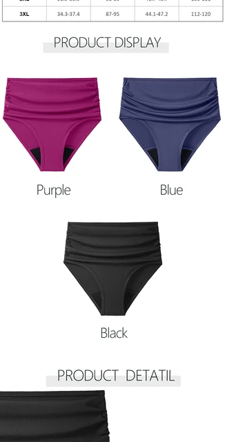 Costume Da Bagno Mestruale A Prova Perdite - Bikini UPF 50+ Per Donne E Ragazze