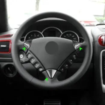 Per Porsche Cayenne 2006 2007 2008 2009 2010 Auto-styling Decorazione Interni Coprivolante Trim Telaio Accessori