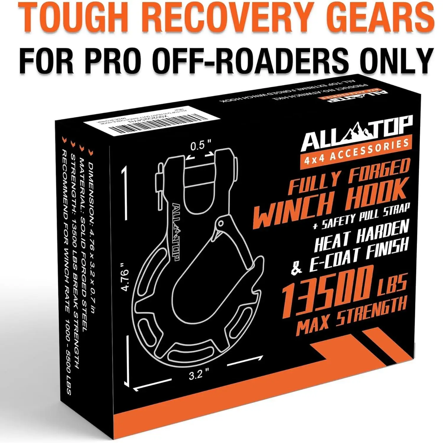 Рисунок 6 - Кованый стальной крюк для лебедки 5/16 или 3/8 дюймов