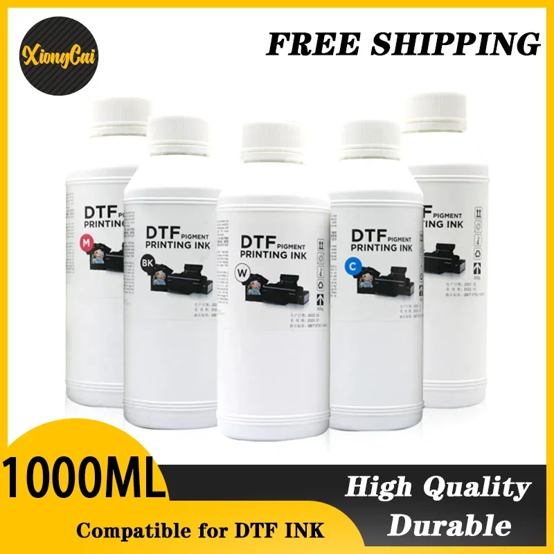 Kit de Tinta Dtf para Impressora de Transferência Direta Impressão e Transferência de Filmes Pet 1000ml Novo